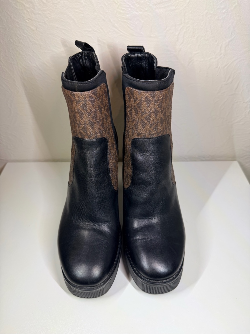 Michael Kors Black Leather Ankle Boot